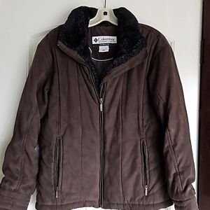 Columbia Dark Brown Ski Jacket with Black Interior